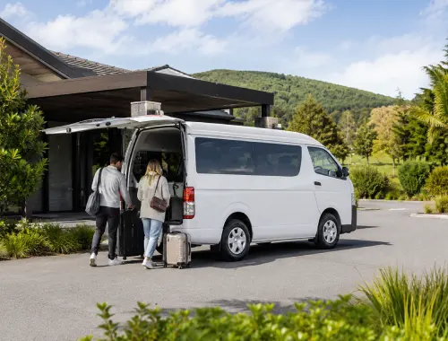 Private car or van transport in Wairakei near Taupō