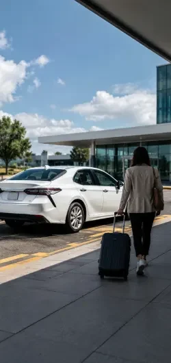 Advance booking for a private Taupō Airport taxi