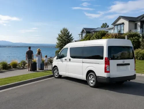 Private transfer service for Rainbow Point in Taupō