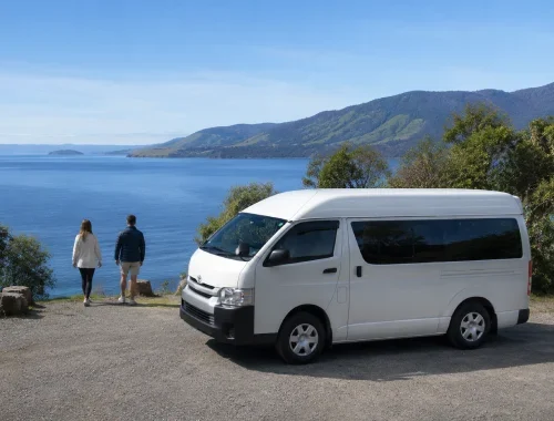 Pre-booked private day hire for flexible travel around Taupō