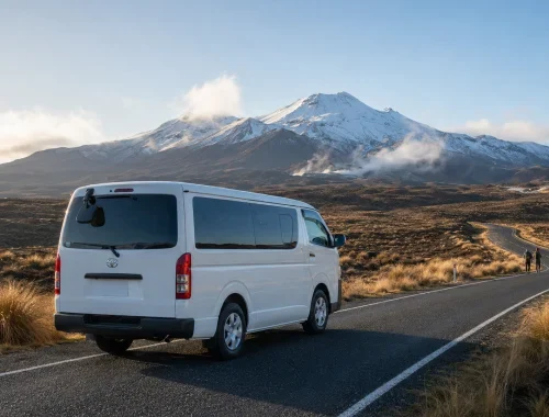 Private transfer from Taupō to the Tongariro Alpine Crossing area