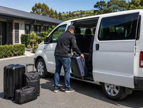 Fixed fare quote information for private taxi and transfer bookings in Taupō