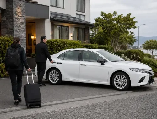 Private urgent airport transfer following flight cancellation or disruption